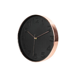 The Home Deco Factory Horloge ronde Deco Chic - Diam. 30,5 cm - Noir