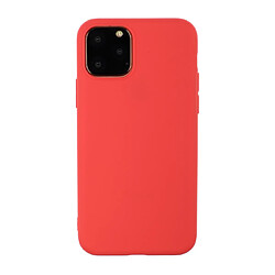 Wewoo Coque Souple Pour iPhone 11 Candy Color TPU Case Rouge