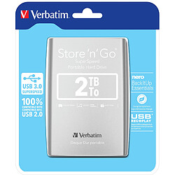 Avis Disque Dur Externe Verbatim Store 'n' Go 2 TB SSD