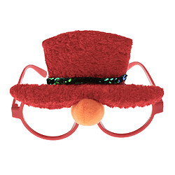 noël ornements lunettes cadres décor fête jouet enfants cadeaux grand chapeau