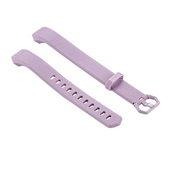 Wewoo Bracelet Violet pour en silicone Fitbit Alta Smart Watch, longueur: environ 23,8 cm clair