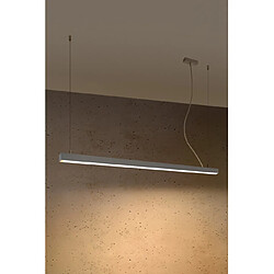 Luminaire Center Plafonnier LED intégré Pinne Acier blanc 1 ampoule 12,5cm