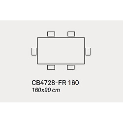 Avis Inside 75 Table repas 6 couverts MIKADO 160 cm base bois noir plateau verre trempé