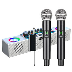 Table De Mixage Bluetooth Sans Fil Avec Double Microphone Et Son HIFI YONIS