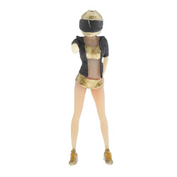 Acheter 1:64 Scène Casque Fille Scénario Modèle Ensemble Pour Enfants Jouet Groupe Noir