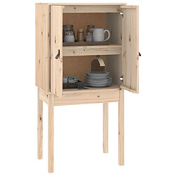 Avis vidaXL Buffet haut 60x40x120 cm Bois massif de pin