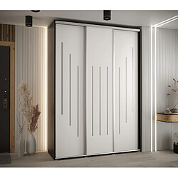 Abiks Meble Armoire DAVOS 8 À Portes Coulissantes 235,2/170/60 3 Portes