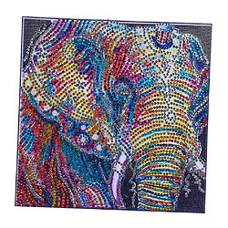 Avis Peinture de diamant spécial en forme d'image animale bricolage Home Decor Elephant 2