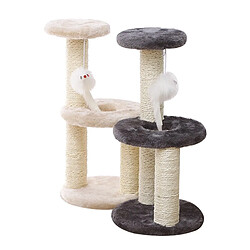 Universal Arbre à chat tour à plusieurs niveaux avec griffe planche à chat arbre actif maison de théâtre avec 2 pendentifs chat chaton & 124 ; meubles scratch 