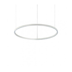 Ideal Lux Suspension LED intégré Oracle Aluminium blanc 1 ampoule 9cm