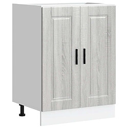 vidaXL Armoire de cuisine Porto sonoma gris bois d'ingénierie