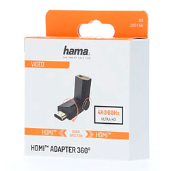 HAMA Adaptateur HDMI, fiche mâle - connecteur femelle, rotation