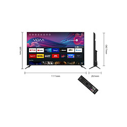 Acheter SMART TECH TV LED 4K UHD 50' (126 cm) 50UV10T1 Smart TV VIDAA - Molotov, Netflix, Prime Video, Canal+, Disney+, Youtube, Plex - 3xHDMI - 2xUSB - PVR - Mode Hotel [Classe énergétique E]