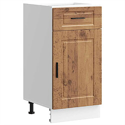 vidaXL Armoire de cuisine Porto vieux bois bois d'ingénierie