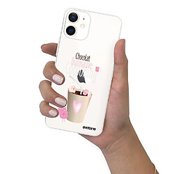 Coque iPhone 12 mini souple transparente Cocooning Motif Ecriture Tendance Evetane pas cher