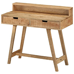 Maison Chic Bureau,Table de travail pour chambre 100x45x90 cm Bois de manguier brut solide -GKD80119