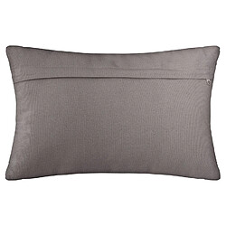 Atmosphera, Createur D'Interieur Coussin rectangulaire en coton à motif Otto - 30 x 50 - Gris