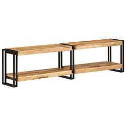 Maison Chic Meuble TV scandinave - Banc TV pour salon 160x30x40 cm bois massif de manguier -MN15141