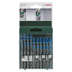 BOSCH Accessoires - set 10 lames scie sauteuse -