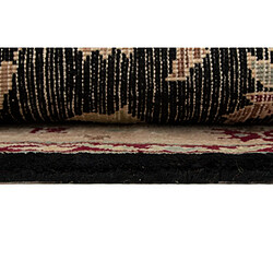 Vidal Tapis de laine 226x156 noir Ziegler