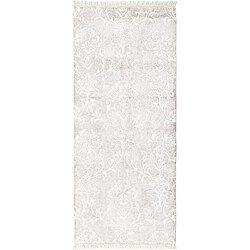 Vidal Tapis de couloir en laine 198x84 gris Darya