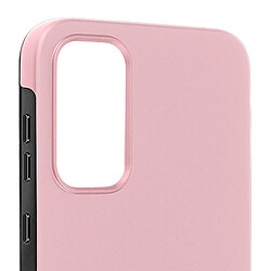 Avizar Coque Intégrale pour Samsung A35 Rigide et Avant Souple Tactile Rose Champagne