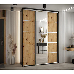 Abiks Meble Armoire DAVOS 5 À Portes Coulissantes 235,2/180/45 3 Portes