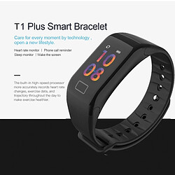 Wewoo Bracelet connecté Smartwatch Fitness Tracker 0.96 pouces couleur écran à puce, IP67 étanche, soutien de mode sportive / moniteur de fréquence cardiaque / pression artérielle / de sommeil / rappel d'appel noir