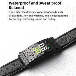 Acheter Yonis Montre Connectée Cuir Bluetooth Appels Musique Santé Waterproof