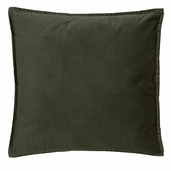 Coussin Déhoussable Lilou 45x45cm Vert Kaki