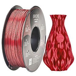 None ERYONE Galaxy Sparkly Glitter PLA Filament pour imprimante 3D 1 kg (2,2 lbs)/bobine - Rouge