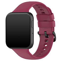 Avizar Bracelet pour Oppo Watch 3 Silicone Soft-Touch Sange à Trous bordeaux