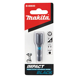 Makita B-66830 Clé à douille SW8 50 mm 1/4'' Impact Black