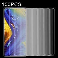 Wewoo Film de verre trempé de antidéflagrant pour 100 PCS 0.26mm 9H 2.5D Xiaomi Mi Mix 3