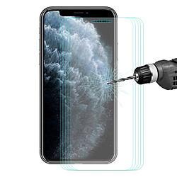 Wewoo Film de verre trempé de Edge incurvé 0.26mm 9H 2.5D pour iPhone 11 Pro 5 PCS