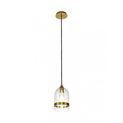 Acheter Luminaire Center Suspension design 1 ampoule Laiton antique