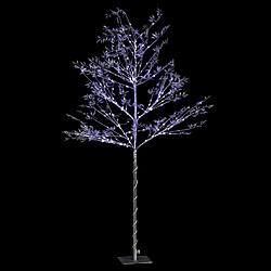 Feeric Lights And Christmas Arbre fleuri lumineux d'intérieur Prunus - 160 LED blanc froid - Argenté