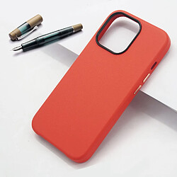 Coque en TPU + PU anti-rayures rouge pour votre Apple iPhone 13 6.1 pouces