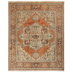 Avis Vidal Tapis de laine 305x249 brun Tabriz