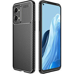 Coque brossée noire pour OnePlus Nord 2T 5G / One Plus Nord 2T 5G Style Carbon Fiber Antichoc pochette XEPTIO