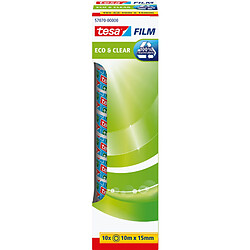 tesa Film Ruban adhésif Eco & clear,15 mm x 10 m,transparent ()