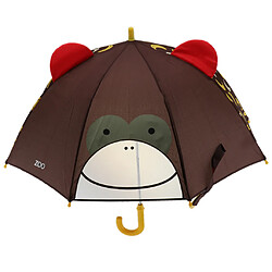 Avis mignon animal de bande dessinée enfants parapluie automatique coupe-vent singe portable