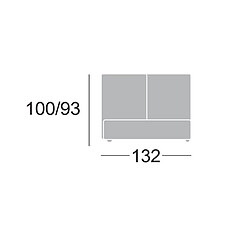 Acheter Inside 75 Lit coffre TEZE couchage 120x190 cm Joint blanc