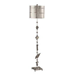 Elstead Lighting Elstead Lampadaire Fragment 1 Lumière - Argent Lampadaire - Argent vieilli - Acier doux - Hauteur 170,2 cm - E27 - Ampoule non incluse