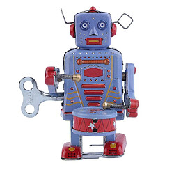 Robot Vintage Métal Universal pas cher