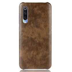 Avis Wewoo Coque antichoc Litchi Texture PC + PU pour Xiaomi Mi 9 (Marron)