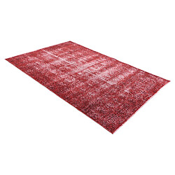 Vidal Tapis de laine 201x112 rouge Ultra Vintage pas cher