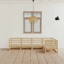 Maison Chic Salon de jardin 5 pcs - Table et chaises d'extérieur - Mobilier/Meubles de jardin Moderne bois de pin massif -MN36363