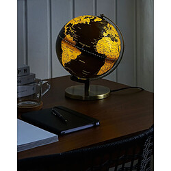 Beliani Globe LED MAGELLAN Noir 32 cm