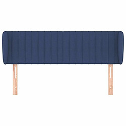 Avis Maison Chic Tête de lit scandinave avec oreilles,meuble de chambre Bleu 147x23x78/88 cm Tissu -MN91977